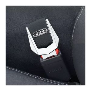 Set 2x Adaptoare Centura Siguranta Falsa MRG M1089,Piele Chrome Audi