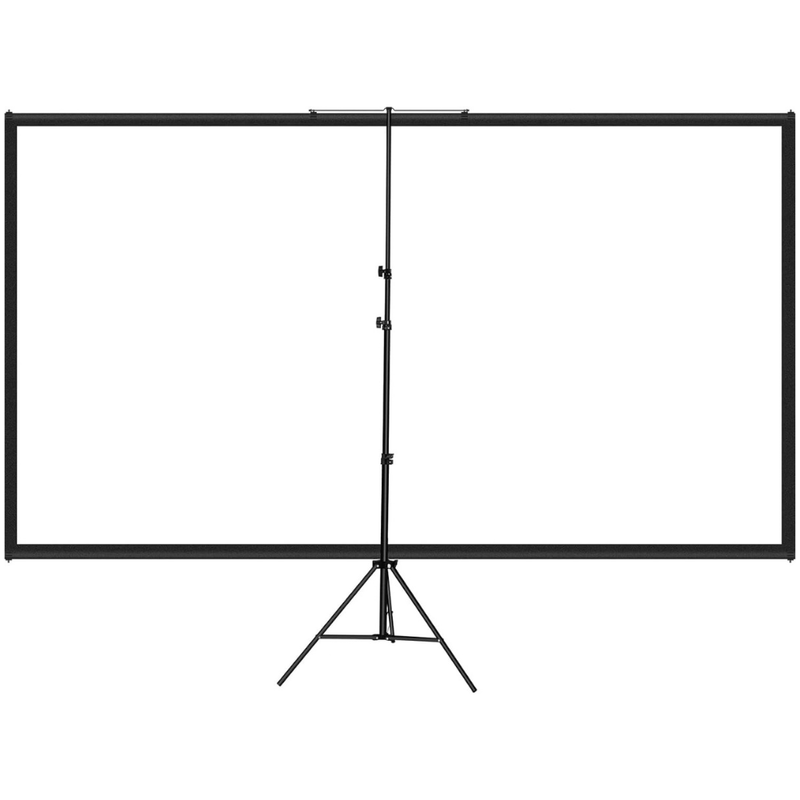 TV, Audio-Video si Foto - Videoproiectoare si accesorii - Ecrane proiectie - Ecran Proiectie cu Trepied 100 inch, 4K Ultra HD, 16:9, Reglabil 200–250 cm, Unghi 160°, Portabil, Aluminiu, Negru - Infinity.ro
