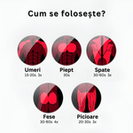 Ingrijire personala si Cosmetice - Sanatate si wellness - Articole wellness - Aparate si dispozitive de masaj - Aparat Masaj Profesional Tip Pistol Dublu, 10 Viteze, 8 Capete, 3200 rpm, Ecran LCD, Relaxare Musculara, Motor Silentios - Infinity.ro