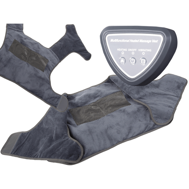 Ingrijire personala si Cosmetice - Sanatate si wellness - Articole wellness - Incalzitoare corporale - Vesta Electrica Incalzita, 3 Nivele Temperatura, 3 Moduri Masaj, Umeri si Spate, Durere Musculara, Reglabila Velcro - Infinity.ro