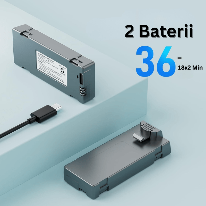 TV, Audio-Video si Foto - Camere de actiune si drone - Drone - Drona cu Telecomanda S20, Camera 4K WiFi 5G, Pliabila, 90° Ajustabila, Pozitionare, 36 min Autonomie, 2 Baterii, Geanta - Infinity.ro