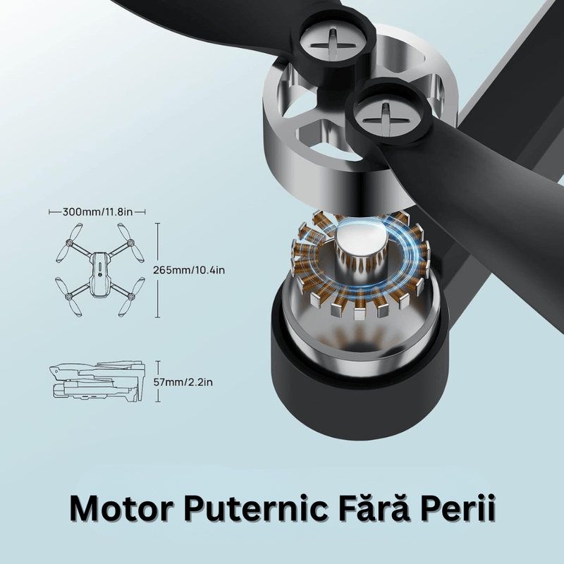 TV, Audio-Video si Foto - Camere de actiune si drone - Drone - Drona cu Telecomanda S20, Camera 4K WiFi 5G, Pliabila, 90° Ajustabila, Pozitionare, 36 min Autonomie, 2 Baterii, Geanta - Infinity.ro