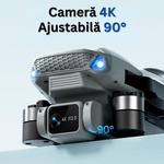 TV, Audio-Video si Foto - Camere de actiune si drone - Drone - Drona cu Telecomanda S20, Camera 4K WiFi 5G, Pliabila, 90° Ajustabila, Pozitionare, 36 min Autonomie, 2 Baterii, Geanta - Infinity.ro