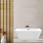 Casa si Gradina - Sanitare - Cazi si cabine de dus - Cazi baie - Cada freestanding Harmony, 168 x 75 cm, acril, alb - Infinity.ro