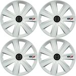 Auto si Moto - Anvelope si jante - Accesorii roti - Capace roti - Set 4 Capace Roti GTX Alb R15, Compatibil Cu Nissan Nou - Infinity.ro