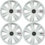 Auto si Moto - Anvelope si jante - Accesorii roti - Capace roti - Set 4 Capace Roti GTX Alb R15, Compatibil Cu Opel - Infinity.ro