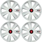 Auto si Moto - Anvelope si jante - Accesorii roti - Capace roti - Set 4 Capace Roti GTX Alb R16, Compatibil Cu Suzuki - Infinity.ro