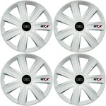 Auto si Moto - Anvelope si jante - Accesorii roti - Capace roti - Set 4 Capace Roti GTX Alb R16, Compatibil Cu Audi - Infinity.ro
