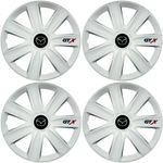 Auto si Moto - Anvelope si jante - Accesorii roti - Capace roti - Set 4 Capace Roti GTX Alb R16, Compatibil Cu Mazda - Infinity.ro
