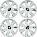 Auto si Moto - Anvelope si jante - Accesorii roti - Capace roti - Set 4 Capace Roti GTX Alb R16, Compatibil Cu BMW - Infinity.ro