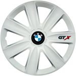 Auto si Moto - Anvelope si jante - Accesorii roti - Capace roti - Set 4 Capace Roti GTX Alb R16, Compatibil Cu BMW - Infinity.ro
