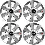 Auto si Moto - Anvelope si jante - Accesorii roti - Capace roti - Set 4 Capace Roti GTX Gri R15, Pentru Mini - Infinity.ro