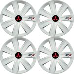Auto si Moto - Anvelope si jante - Accesorii roti - Capace roti - Set 4 Capace Roti GTX Alb R15, Compatibil Cu Mitsubishi - Infinity.ro