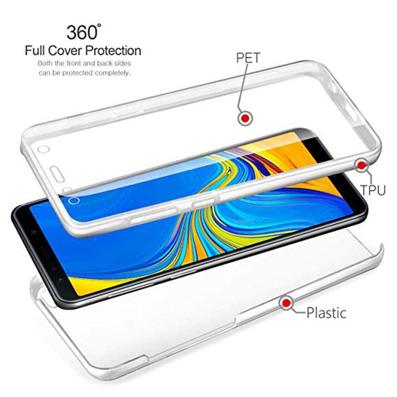 Laptop, Telefoane si Tablete - Telefoane mobile si accesorii - Accesorii Telefoane - Alte accesorii telefoane - Husa de protectie Flippy 360 grade, PC+TPU+Folie policarbonat, pentru Samsung Galaxy A13 5G , Transparent - Infinity.ro