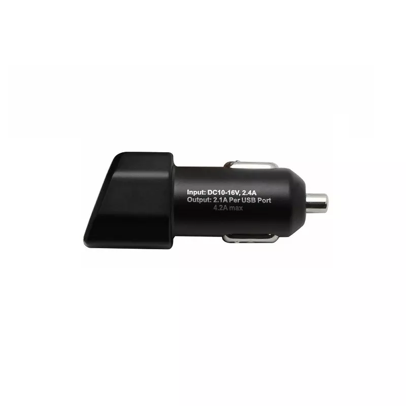 Auto si Moto - Electronice auto - Multimedia auto - Incarcator auto Lenmar, 2 porturi USB Negru - Infinity.ro