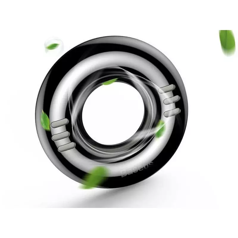 Auto si Moto - Intretinere auto - Odorizante auto - Dispersor auto de parfum Baseus tip inel,Gonga® Negru - Infinity.ro