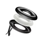 Auto si Moto - Intretinere auto - Odorizante auto - Dispersor auto de parfum Baseus tip inel,Gonga® Negru - Infinity.ro