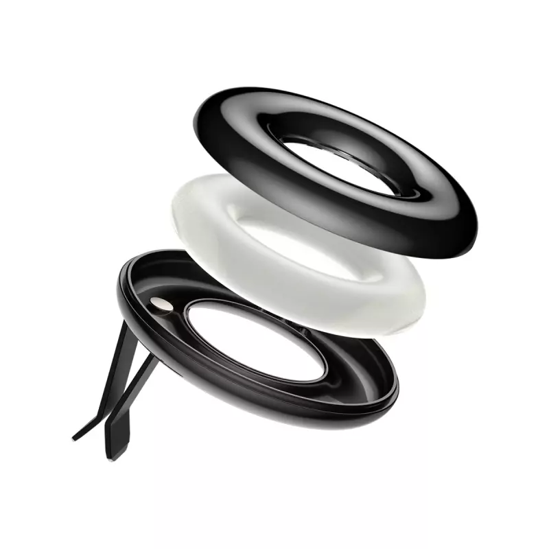 Auto si Moto - Intretinere auto - Odorizante auto - Dispersor auto de parfum Baseus tip inel,Gonga® Negru - Infinity.ro