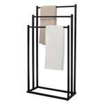 Casa si Gradina - Sanitare - Suporturi si accesorii baie - Suporturi baie - Suport pentru prosoape, negru, POLDO - Infinity.ro