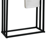 Casa si Gradina - Sanitare - Suporturi si accesorii baie - Suporturi baie - Suport pentru prosoape, negru, POLDO - Infinity.ro