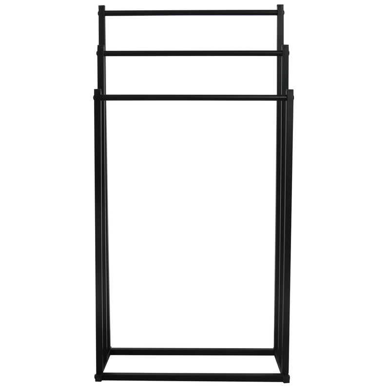 Casa si Gradina - Sanitare - Suporturi si accesorii baie - Suporturi baie - Suport pentru prosoape, negru, POLDO - Infinity.ro