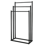 Casa si Gradina - Sanitare - Suporturi si accesorii baie - Suporturi baie - Suport pentru prosoape, negru, POLDO - Infinity.ro
