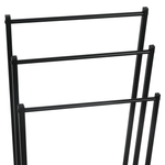 Casa si Gradina - Sanitare - Suporturi si accesorii baie - Suporturi baie - Suport pentru prosoape, negru, POLDO - Infinity.ro