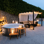 Casa si Gradina - Gradina si terasa - Umbrele si pavilioane - Pavilioane - Pergola cu acoperis glisant, aluminiu, PEPY BASIC - Infinity.ro