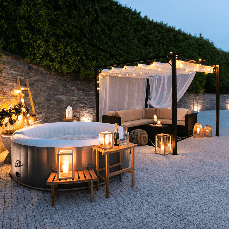 Casa si Gradina - Gradina si terasa - Umbrele si pavilioane - Pavilioane - Pergola cu acoperis glisant, aluminiu, PEPY BASIC - Infinity.ro