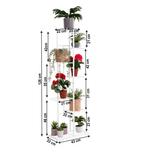 Casa si Gradina - Gradinarit si plante - Plante si ghivece - Ghivece si suporturi - Suport pentru flori din metal, alb, BAMIR TIP 2 - Infinity.ro