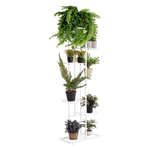 Casa si Gradina - Gradinarit si plante - Plante si ghivece - Ghivece si suporturi - Suport pentru flori din metal, alb, BAMIR TIP 2 - Infinity.ro