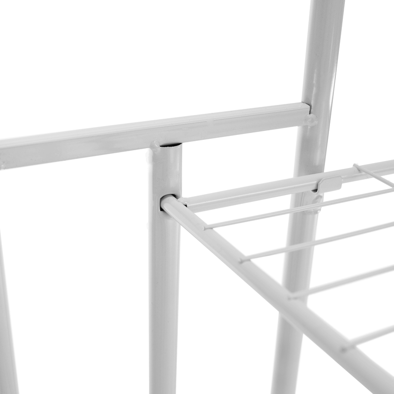 Casa si Gradina - Gradinarit si plante - Plante si ghivece - Ghivece si suporturi - Suport pentru flori din metal, alb, BAMIR TIP 2 - Infinity.ro