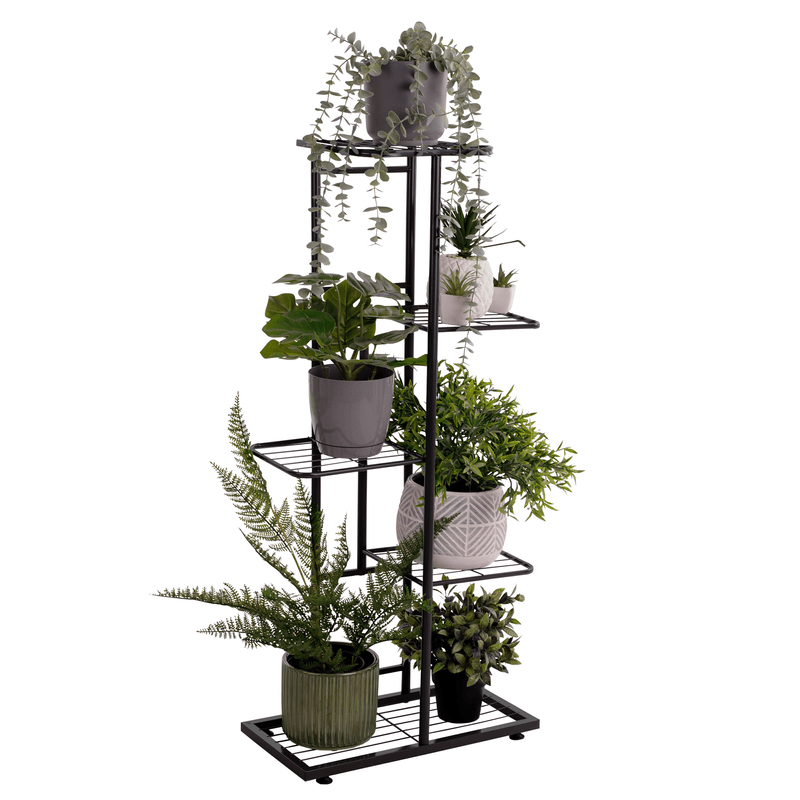 Casa si Gradina - Gradinarit si plante - Plante si ghivece - Ghivece si suporturi - Suport metalic pentru flori, gri inchis, BAMIR TIP 1 - Infinity.ro