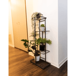 Casa si Gradina - Gradinarit si plante - Plante si ghivece - Ghivece si suporturi - Suport metalic pentru flori, gri inchis, BAMIR TIP 1 - Infinity.ro
