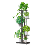 Casa si Gradina - Gradinarit si plante - Plante si ghivece - Ghivece si suporturi - Suport metalic pentru flori, gri inchis, BAMIR TIP 1 - Infinity.ro