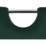 Casa si Gradina - Mobilier - Scaune si fotolii - Scaune - Scaun de luat masa, tesatura de catifea smarald / cusaturi deschise, ABIRA NEW - Infinity.ro