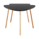Casa si Gradina - Mobilier - Mese si birouri - Mese living - Set de 2 mese, negru / natural, GOREJ - Infinity.ro