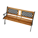 Casa si Gradina - Gradina si terasa - Mobilier exterior - Bancute de gradina - Banca de gradina, neagra / naturala, JADARA - Infinity.ro