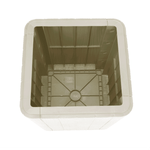 Casa si Gradina/Gradina si terasa/Mobilier exterior/Dulapuri si lazi depozitare exterior - Cutie / masa de depozitare pentru gradina, alba, IBLIS - Infinity.ro