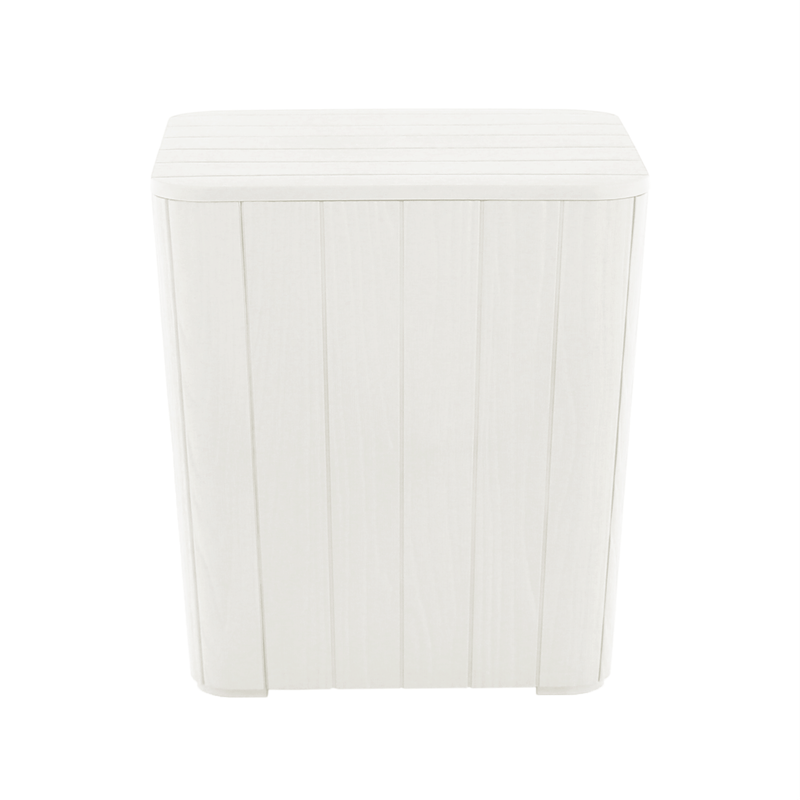 Casa si Gradina/Gradina si terasa/Mobilier exterior/Dulapuri si lazi depozitare exterior - Cutie / masa de depozitare pentru gradina, alba, IBLIS - Infinity.ro