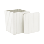 Casa si Gradina/Gradina si terasa/Mobilier exterior/Dulapuri si lazi depozitare exterior - Cutie / masa de depozitare pentru gradina, alba, IBLIS - Infinity.ro