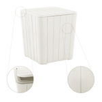 Casa si Gradina/Gradina si terasa/Mobilier exterior/Dulapuri si lazi depozitare exterior - Cutie / masa de depozitare pentru gradina, alba, IBLIS - Infinity.ro