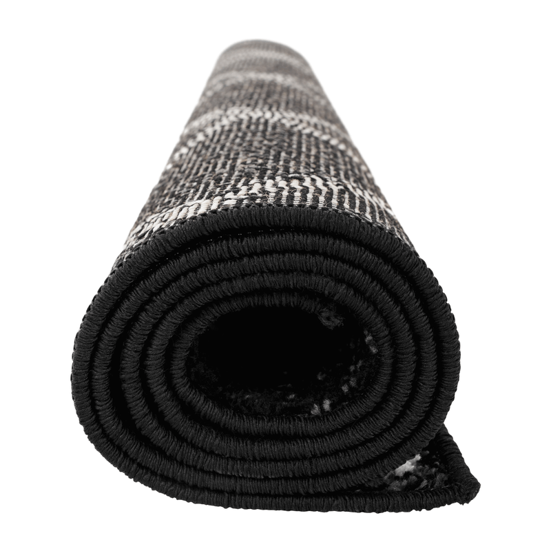 Casa si Gradina - Textile si covoare - Covoare - Covoare casa - Covor, negru/model, 133x190 cm, MATES TYP 1 - Infinity.ro