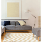 Casa si Gradina - Textile si covoare - Covoare - Covoare casa - Covor, bej/model alb, 57x90, ADISA TYP 2 - Infinity.ro