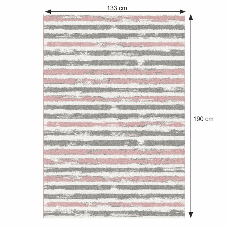 Casa si Gradina - Textile si covoare - Covoare - Covoare casa - Covor, roz/gri/alb, 133x190, KARAN - Infinity.ro