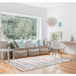 Casa si Gradina - Textile si covoare - Covoare - Covoare casa - Covor, roz/gri/alb, 133x190, KARAN - Infinity.ro