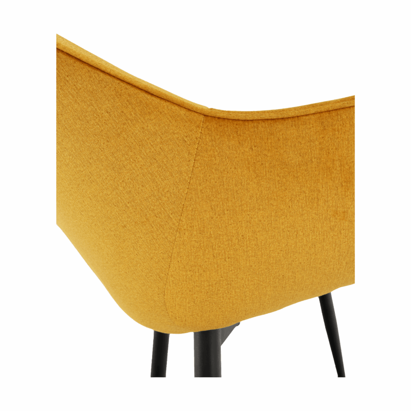 Casa si Gradina - Mobilier - Scaune si fotolii - Fotolii - Fotoliu de design, material textil Velvet galben, FEDRIS - Infinity.ro