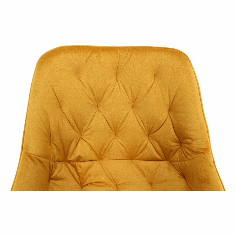 Casa si Gradina - Mobilier - Scaune si fotolii - Fotolii - Fotoliu de design, material textil Velvet galben, FEDRIS - Infinity.ro