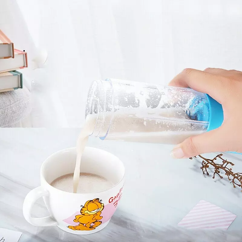 Electronice si Electrocasnice - Electrocasnice bucatarie - Mixere, tocatoare & roboti de bucatarie - Blendere si mini tocatoare - Blender, juicer, portabil, 350 ml, cu incarcare usb, Gonga® Albastru - Infinity.ro