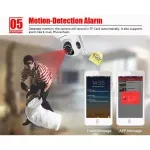 Casa si Gradina - Electrice - Smart Home - Camere de supraveghere - Camera de supraveghere WiFi, 1080px, cu senzor de miscare, Gonga® Alb - Infinity.ro